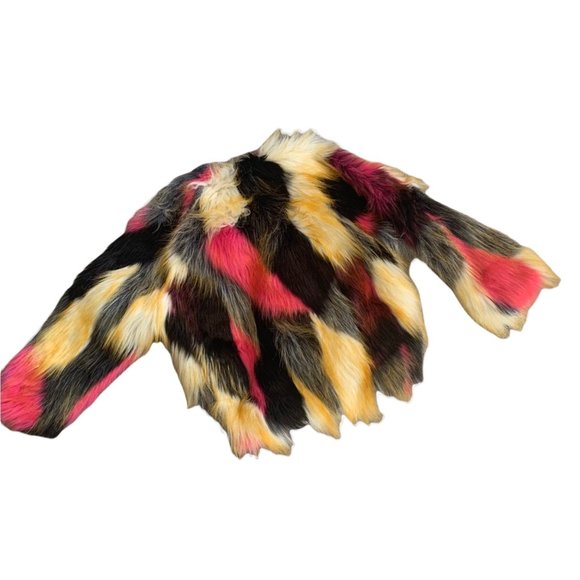 Finger In The Nose Toddler Faux Fur Jacket - Picture 4 of 6